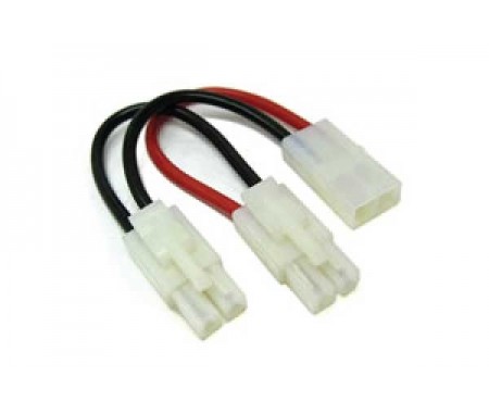 Etronix - ET0711 - Cable Series Connector 1 Tamiya Male - 2 Tamiya Female  - Hobby Sector