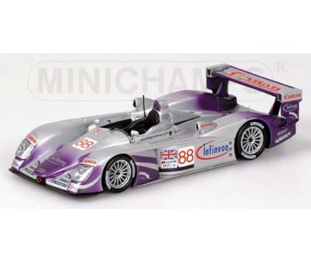 Minichamps - 400041388 - Audi R8 - Davies/Herbert/Smith - Audi Sport Uk Team Veloqx - 24H Le Mans 2004  - Hobby Sector