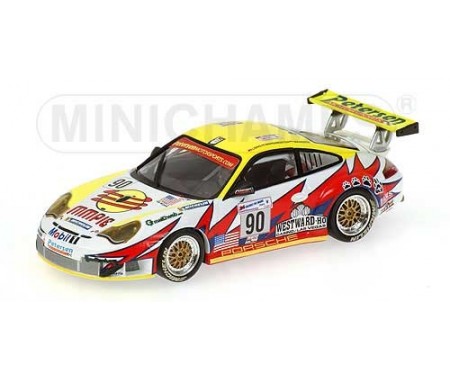 Minichamps - 400046990 - Porsche 911 GT3 RSR - Maassen/Bergmeister/Long - Petersen/White Lightning Racing - 24H Le Mans 2004 ...