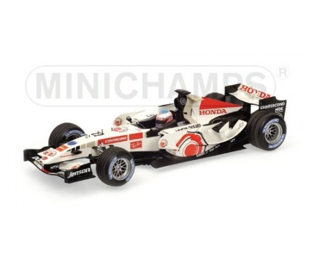 Minichamps - 100060012 - HONDA RACING F1 TEAM RA106 JENSON BUTTON 2006  - Hobby Sector