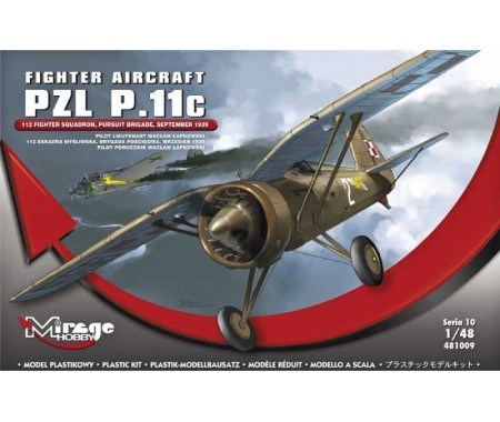 Mirage Hobby - 481009 - PZL P.11c 112 Fighter Squadron, Pursuit Brigade, September 1939  - Hobby Sector