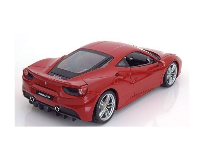 Bburago - 16008R - Ferrari 488 GTB 2015 Red - Race and Play  - Hobby Sector