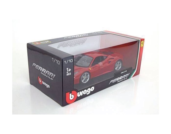 Bburago - 16008R - Ferrari 488 GTB 2015 Red - Race and Play  - Hobby Sector