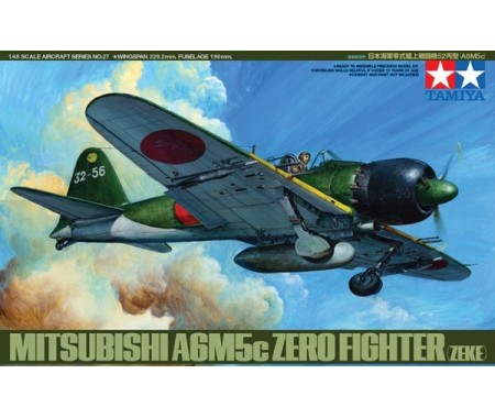 Tamiya - 61027 - Mitsubishi A6M5c Zero Fighter (Zeke)  - Hobby Sector