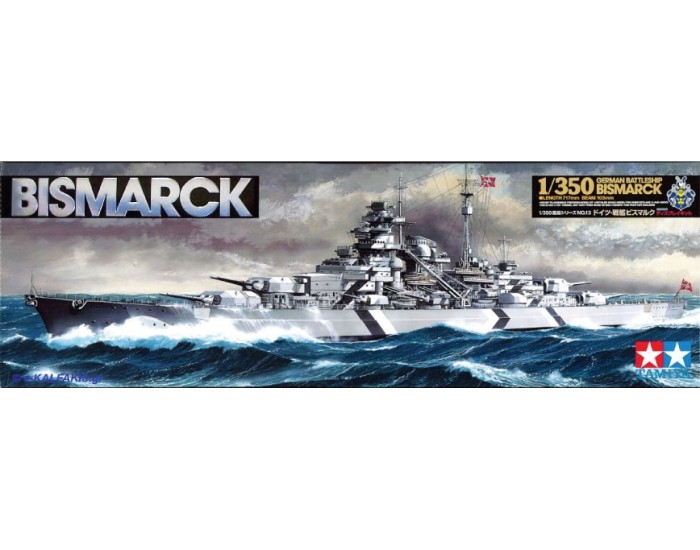 Tamiya - 78013 - German Battleship Bismarck  - Hobby Sector