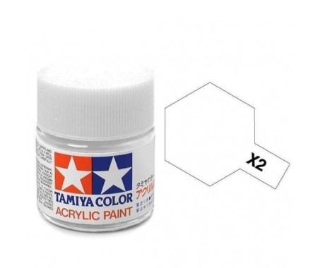 Tamiya - X-2 - X-2 White - 10ml Acrylic Paint  - Hobby Sector
