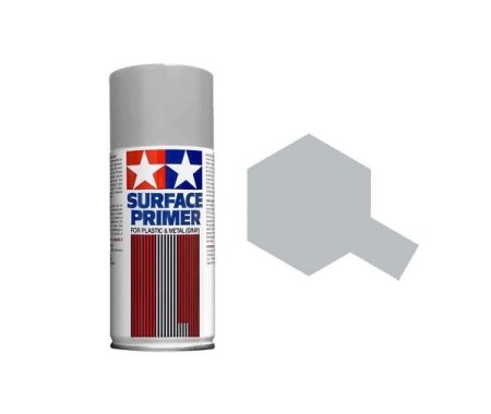 Tamiya - 87042 - Tamiya Surface Primer (Gray) - 180ml Spray Primer  - Hobby Sector