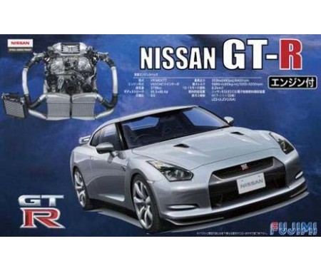 Fujimi - 037943 - Nissan GT-R (R35) w/ Engine  - Hobby Sector