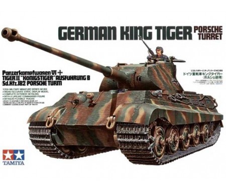 Tamiya - 35169 - German King Tiger Porsche Turret  - Hobby Sector