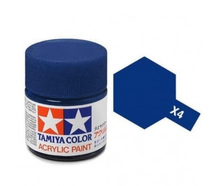 Tamiya - X-4 - X-4 Blue - 10ml Acrylic Paint  - Hobby Sector