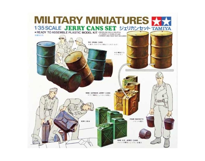 Tamiya - 35026 - Jerry Cans Set  - Hobby Sector
