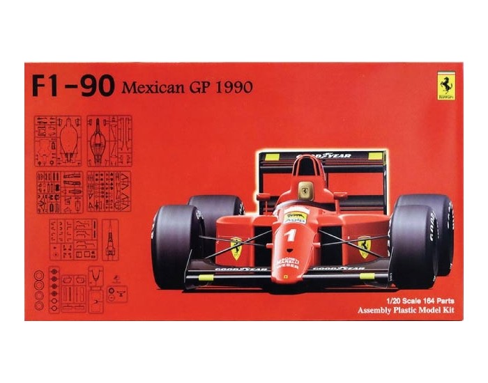 Fujimi - 090436 - F1 Ferrai F1-90 Winner Mexican GP 1990 Alain Prost  - Hobby Sector