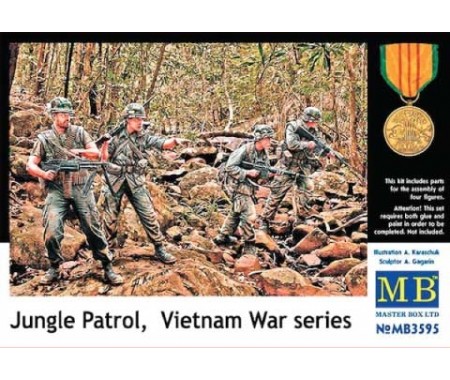 Master Box - MB3595 - Jungle Patrol, Vietnam War Series  - Hobby Sector