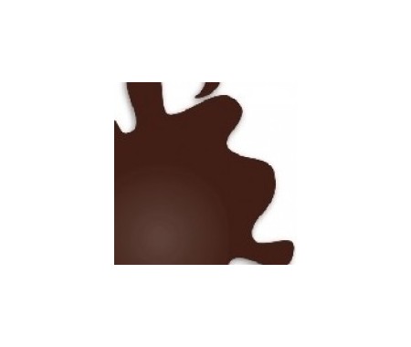 MrHobby (Gunze) - H406 - H406 Chocolate Brown Flat - 10 ml Acrylic Paint  - Hobby Sector