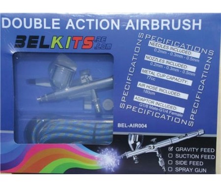 Belkits - BELAIR004 - AIRBRUSH Double Action 0.2, 0.3, 0.5mm  - Hobby Sector