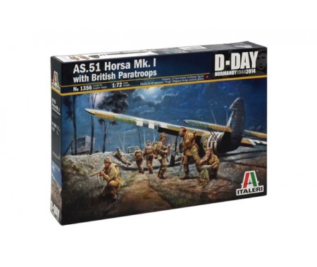 Italeri - 1356 - AS.51 HORSA Mk.I with BRITISH PARATROOPS  - Hobby Sector