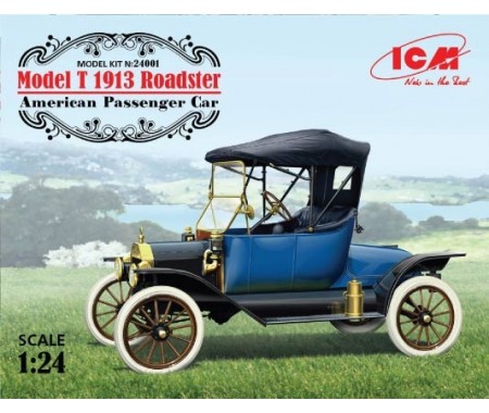 ICM - 24001 - Model T 1913 Roadster, American Passenger Car  - Hobby Sector