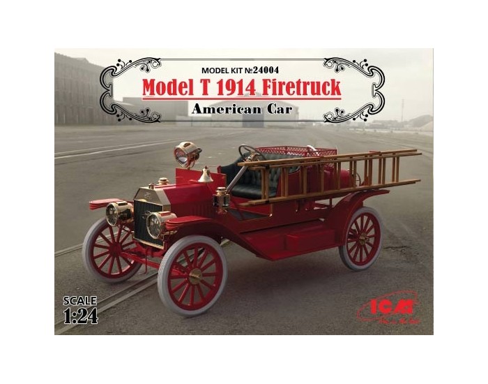 ICM - 24004 - Model T 1914 Firetruck, American Car  - Hobby Sector
