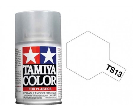 Tamiya - TS-13 - Clear (Verniz Brilhante) 100ml Spray Acrílico  - Hobby Sector