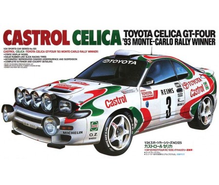 Tamiya - 24125 - Castrol Celica (Toyota Celica GT-4 '93 Monte Carlo Rally Winner)  - Hobby Sector