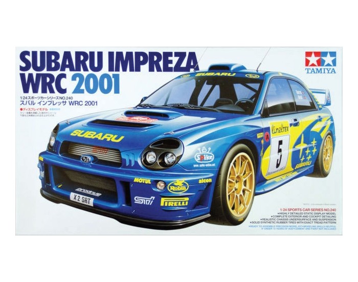 Tamiya 24240 1/24 Subaru Impreza WRC 2001 Rallye Monte Carlo