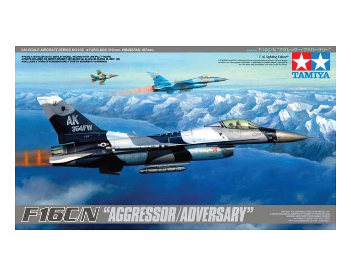 Tamiya - 61106 - F-16C/N "Aggressor/Adversary"  - Hobby Sector