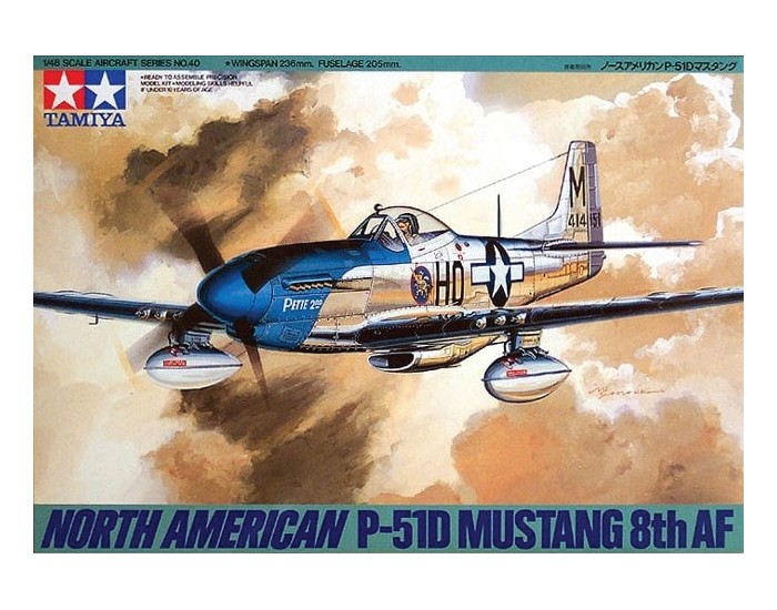Tamiya - 61040 - North American P-51D Mustang 8th Air Force  - Hobby Sector