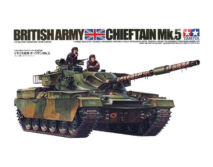 Tamiya - 35068 - British Army Chieftain Mk.5  - Hobby Sector