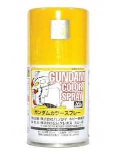 MrHobby (Gunze) - SG03 - Gundam Color Spray MS Yellow 100 ml  - Hobby Sector