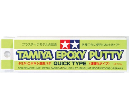 Tamiya - 87051 - Tamiya Epoxy Putty Quick Type 25g  - Hobby Sector