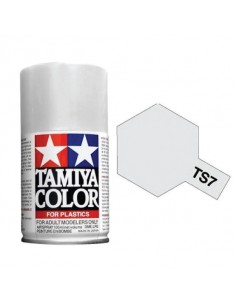 Tamiya - TS-7 - Racing White 100ml Acrylic Spray  - Hobby Sector