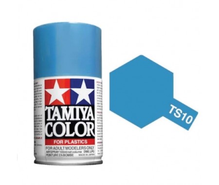 Tamiya - TS-10 - French Blue 100ml Acrylic Spray  - Hobby Sector