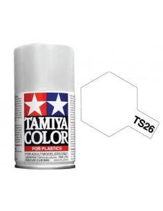 Tamiya - TS-26 - Pure White 100ml Spray Acrílico  - Hobby Sector