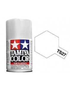 Tamiya - TS-27 - Matt White 100ml Spray Acrílico  - Hobby Sector