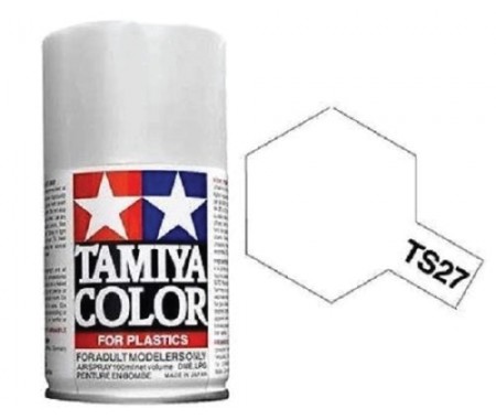 Tamiya - TS-27 - Matt White 100ml Acrylic Spray  - Hobby Sector