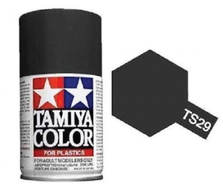 Tamiya - TS-29 - Semi Gloss Black 100ml Acrylic Spray  - Hobby Sector
