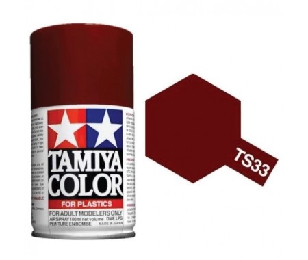 Tamiya - TS-33 - Dull Red 100ml Acrylic Spray  - Hobby Sector