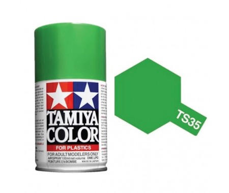 Tamiya - TS-35 - Park Green 100ml Acrylic Spray  - Hobby Sector