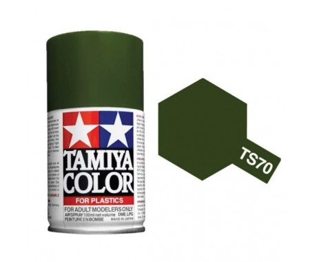 Tamiya - TS-70 - Olive Drab JGSDF 100ml Acrylic Spray  - Hobby Sector