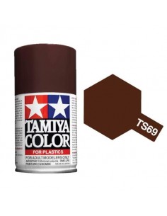 Tamiya - TS-69 - Linoleum Deck Brown 100ml Spray Acrílico  - Hobby Sector