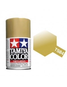 Tamiya - TS-84 - Metallic Gold 100ml Spray Acrílico  - Hobby Sector