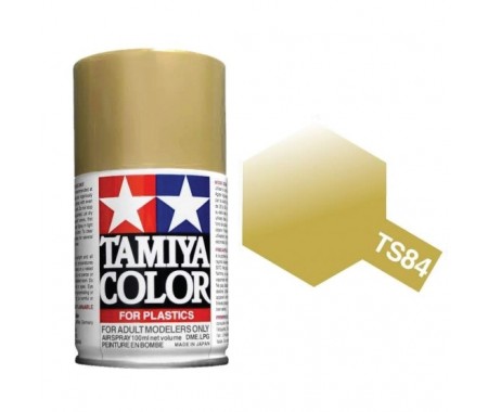 Tamiya - TS-84 - Metallic Gold 100ml Acrylic Spray  - Hobby Sector