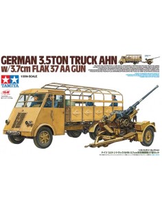 Tamiya - 32410 - German 3.5 Ton Truck AHN with 3.7cm Flak 37 AA Gun  - Hobby Sector