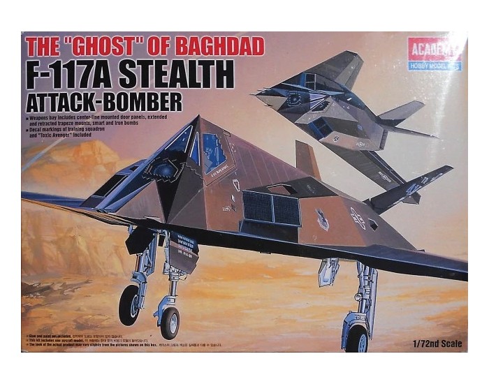 Academy - 12475 - F-117A Stealth Attack-Bomber - The Ghost of Baghdad  - Hobby Sector