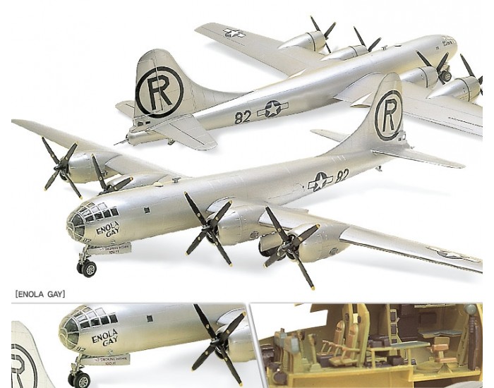 Academy - 12528 - USAAF B-29A Enola Gay & Bockscar  - Hobby Sector