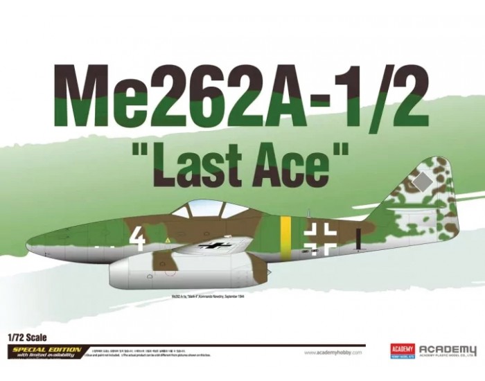 Academy - 12542 - Me262A-1/2 Last Ace  - Hobby Sector
