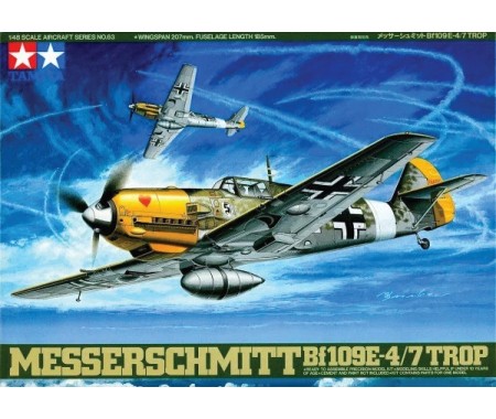 Tamiya - 61063 - Messerschmitt Bf 109E-4/7 Trop  - Hobby Sector