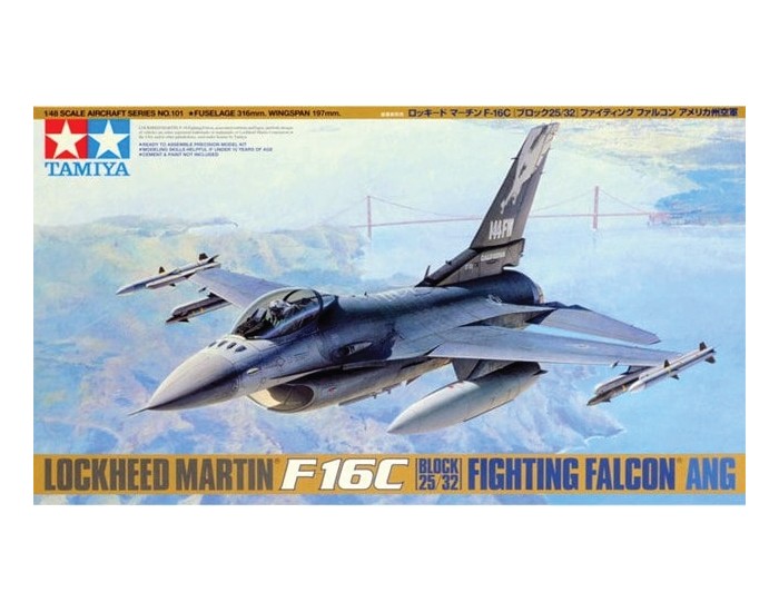 Tamiya - 61101 - Lockheed Martin F-16C (Block 25/32) Fighting Falcon  - Hobby Sector