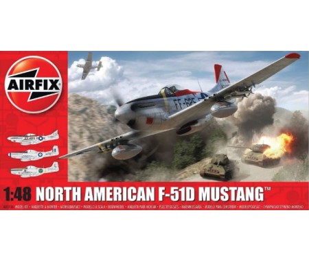 Airfix - A05136 - North American F-51D Mustang  - Hobby Sector