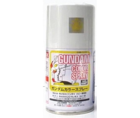 MrHobby (Gunze) - SG01 - Gundam Color Spray MS White 100 ml  - Hobby Sector